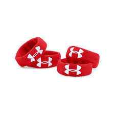 UA 1 Performance Wristband-RED 1235106-600