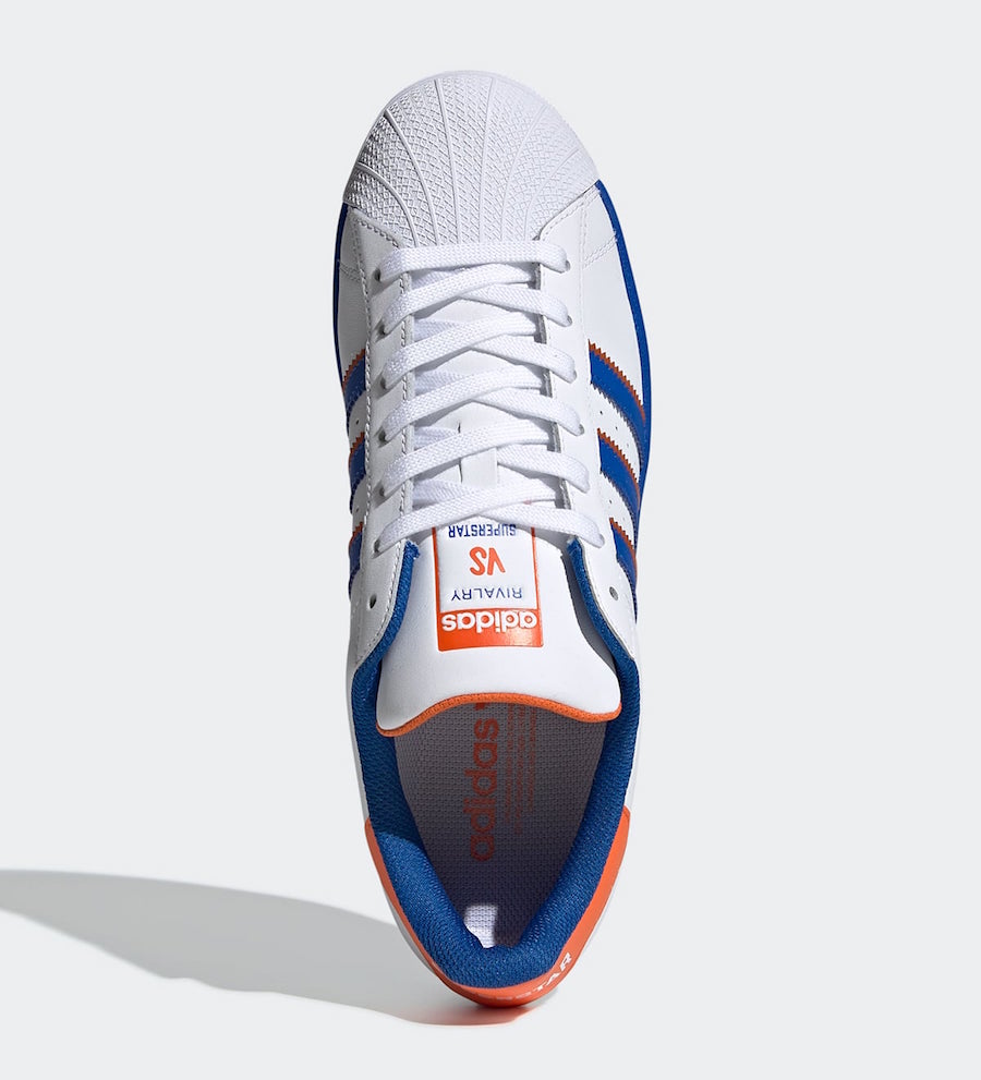 SUPERSTAR           FTWWHT/BLUE/ORANGE  (FV2807)