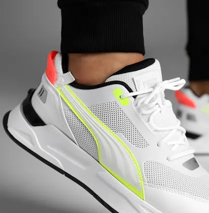 MIRAGE SPORT TECH LASER TAG PUMA WHITE-L  (386448-01)