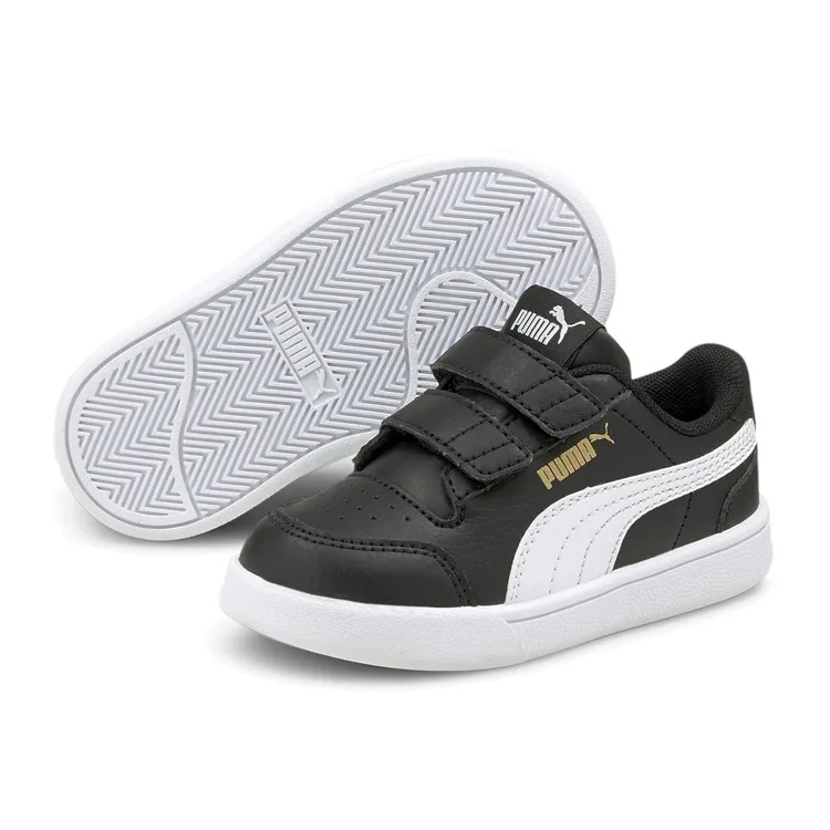 PUMA SHUFFLE V INF PUMA BLACK-PUMA WHITE  (375690-03)